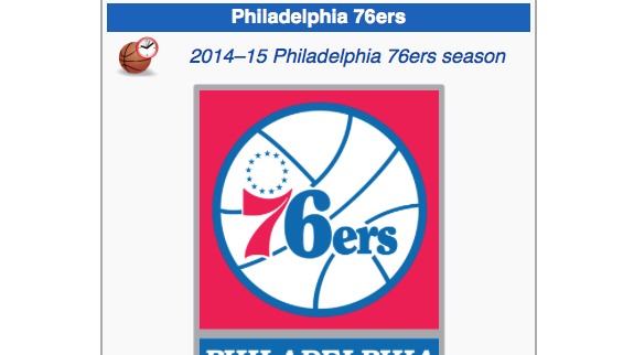 An Angry Fan Just Updated the Sixers Wikipedia Page
