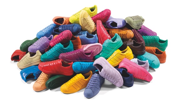 Pharrell Williams x adidas Superstar Supercolor Collection