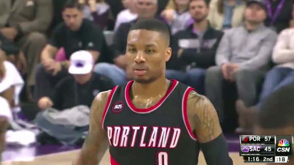 Damian Lillard Regains Touch In Blazers Win