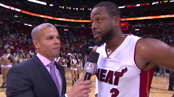 Dwyane Wade Goes Off With LeBron In Town