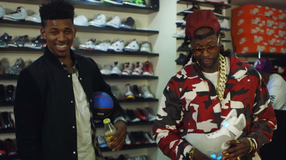 Nick Young and 2 Chainz Shop for $25K Jordans