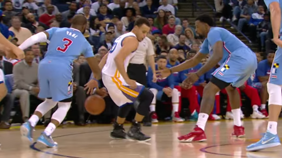 Stephen Curry Turns CP3 Inside Out, Twice