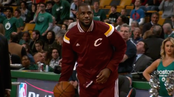 LeBron James Helps Complete a Boston Sweep