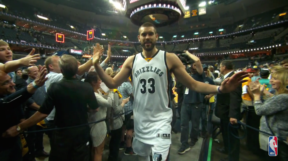 Marc Gasol and Grizzlies Close Out Portland