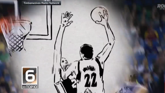 Animated Top 10 Plays of NBA Season