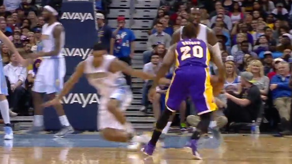 Dwight Buycks With a Mean Crossover On Gary Harris