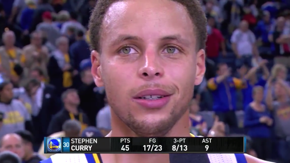 Stephen Curry Drops 45, Breaks Three-Point Record