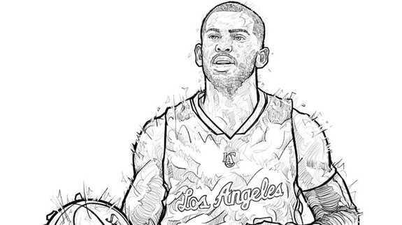 Chris Paul 'Clippers Captain' Illustration
