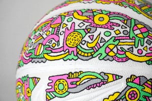 Hand Painted Basketball For Nike Town London