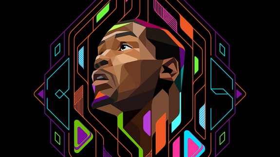 Kevin Durant Low Poly Illustration