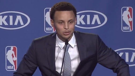 Stephen Curry Named Most Valuable Player