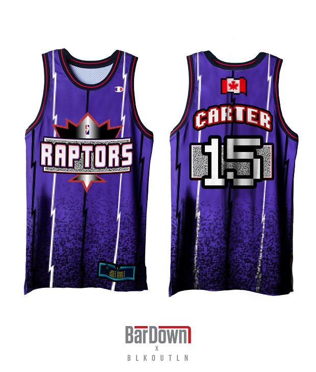I redesigned a new set of Raptors Jerseys mixing some old and new