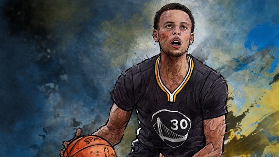 Stephen Curry 'Keep It Moving' Illustration
