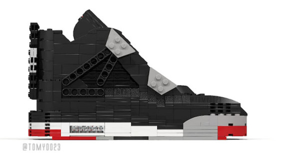 Air Jordan 4 Retro ‘Bred’ LEGO Replica