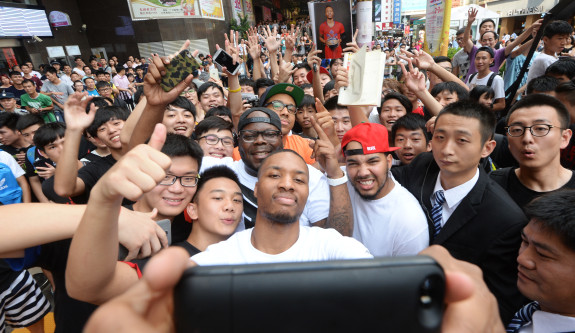 Damian Lillard adidas Take on Summer Tour Hits Guangzhou