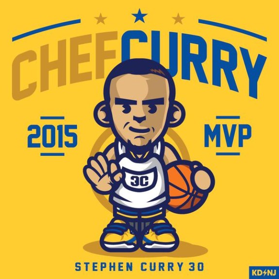 Stephen Curry '2015 MVP Chef Curry' Art