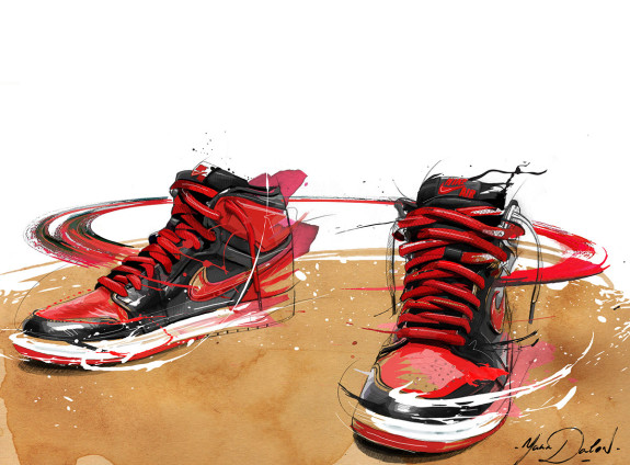 Air Jordan 1 'Banned' Painting