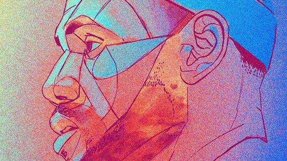 LeBron James 'Neon King' Portrait