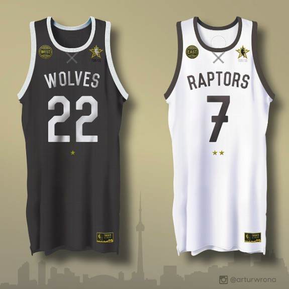 Toronto 2016 NBA All-Star Jerseys Concept