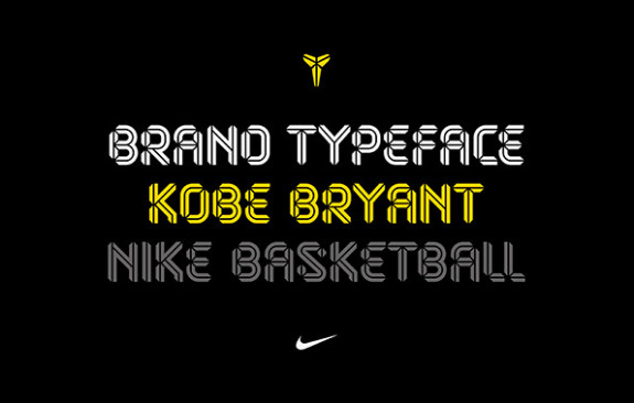 Sawdust Creates Kobe Bryant Typeface