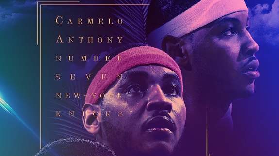 Carmelo Anthony 'Big Apple' Art