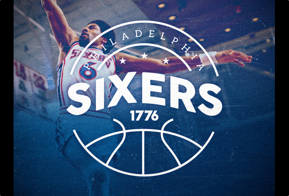 Philadelphia 76ers Minimalist Concept Logo