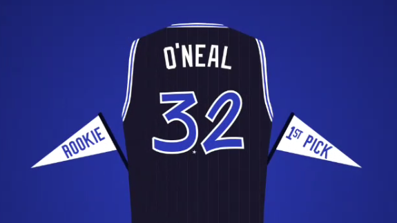 Shaquille O'Neal Career Jersey Animation