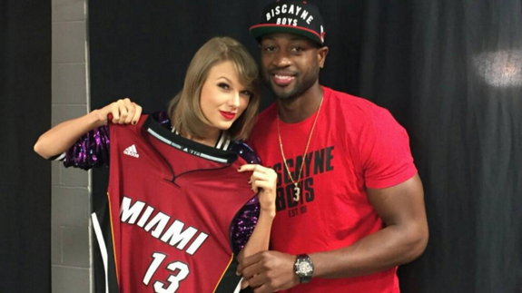 Dwyane Wade Joins Taylor Swift On Stage In Miami