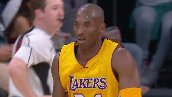 Kobe Bryant Puts Up 21 Points In 18 Minutes