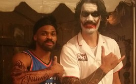 Russell Westbrook and Steven Adams for Your Halloween Entertainment
