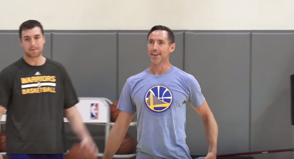 Steve Nash Works Out With Warriors