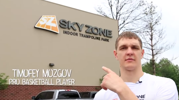 Timofey Mozgov 'Sky Zone' Commercial