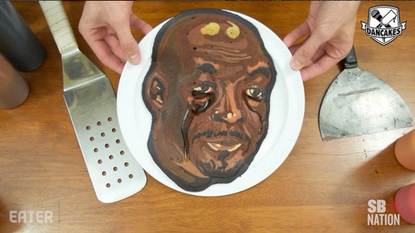 A Crying Michael Jordan Pancake