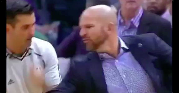 Jason Kidd Gets Tossed For Slapping Ball In Refs Hand