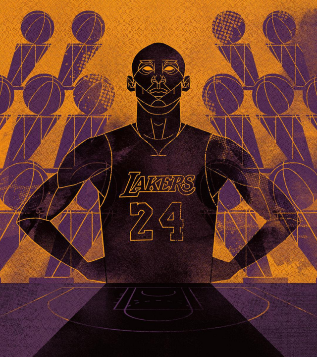 Kobe Bryant Lakers Legacy Illustration
