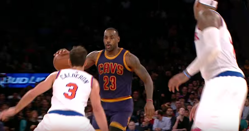 LeBron James Razzles and Dazzles at the Garden