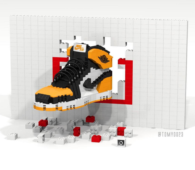 Air Jordan I 'Shattered Backboard' LEGO Replica