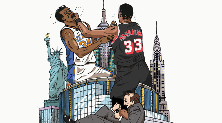Heat vs Knicks Art Print