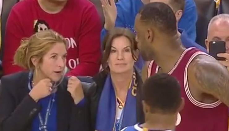 LeBron James Caught a Fan Calling Him a Crybaby