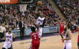 Rudy Gay Dunks All Over Patrick Beverley