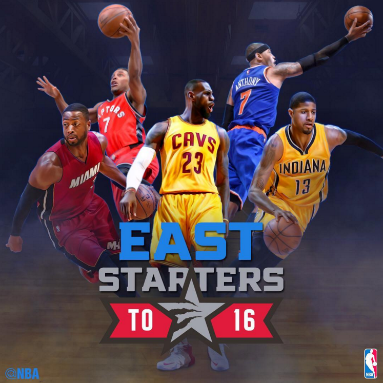 2016 Eastern Conference All-Star Game Starters