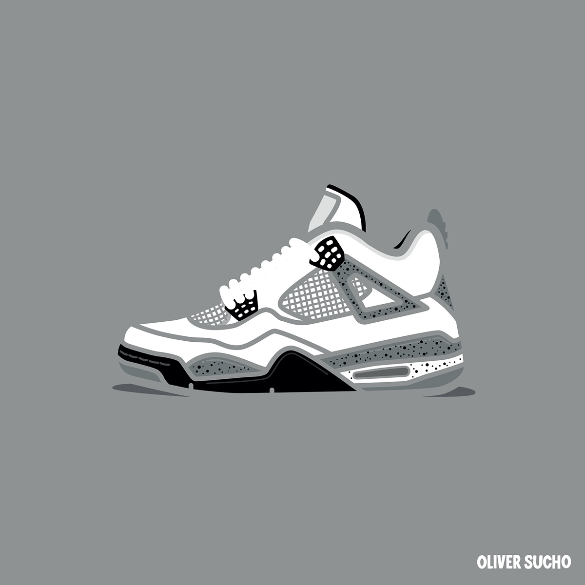 Air Jordan 4 Minimal Illustration Series