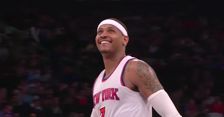 Carmelo Anthony Dominates with a Near Triple-Double