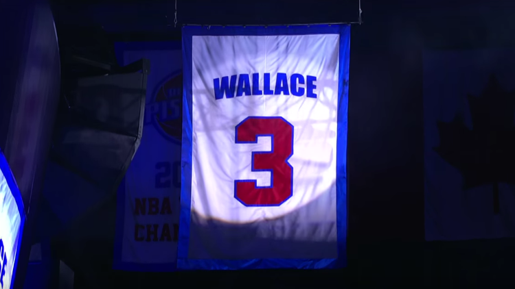 NBA: Detroit Pistons retire Ben Wallace's jersey