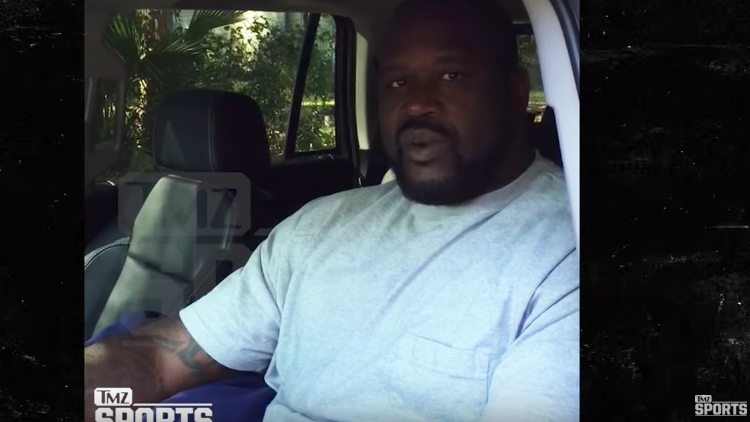 Shaquille O'Neal Pays a Surprise Visit to Basketball Cop