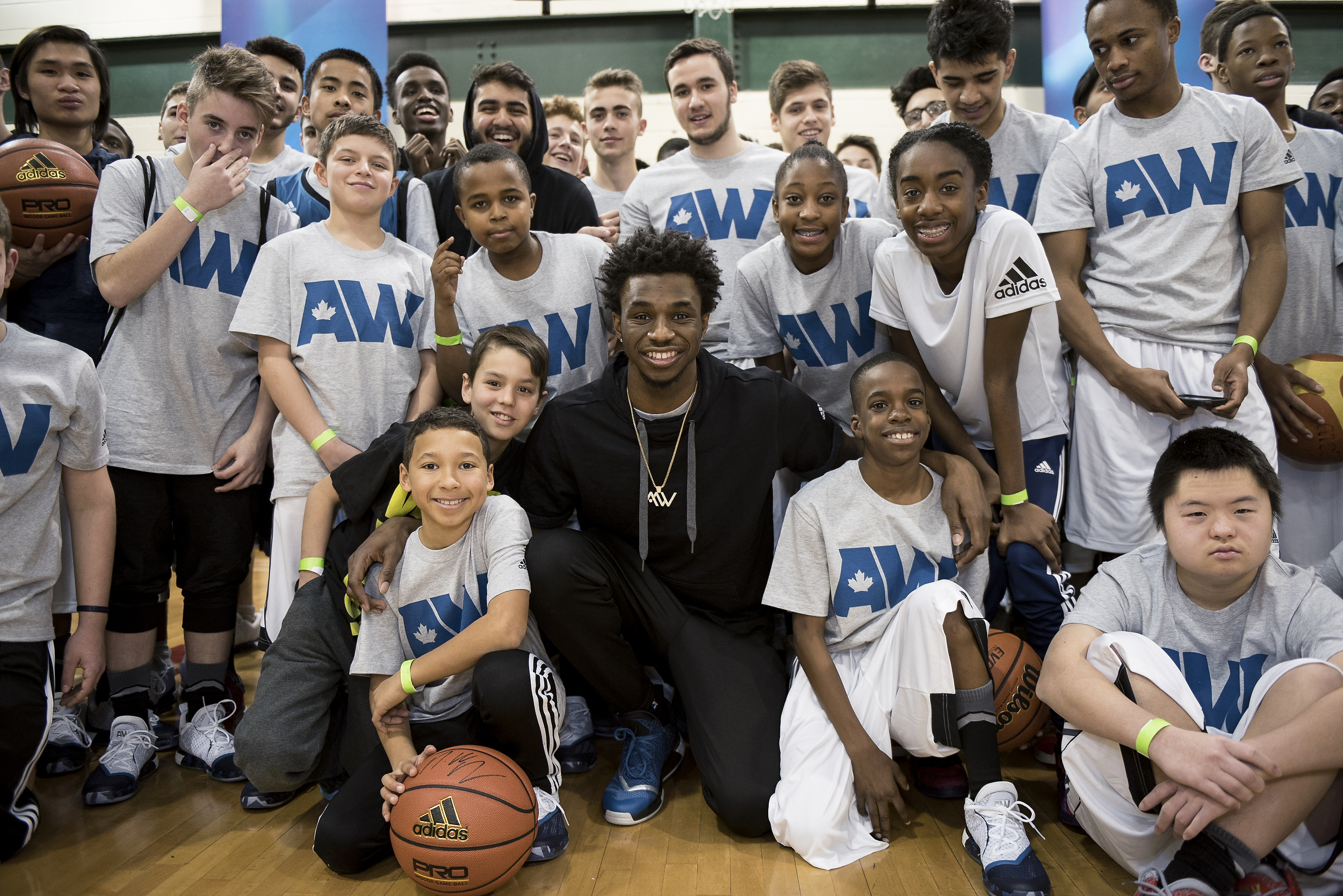 Andrew Wiggins and adidas Give Back to The 6ix