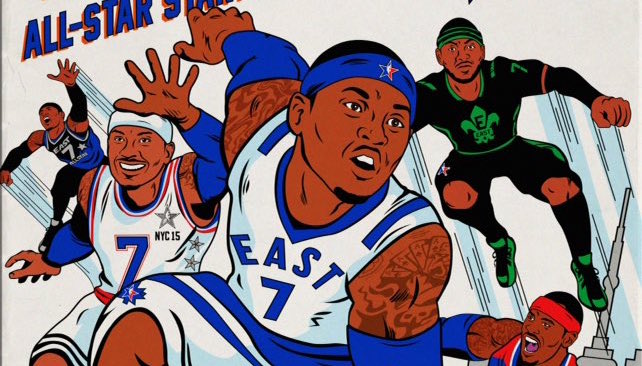 Carmelo Anthony x The Avengers All-Star Comic Cover
