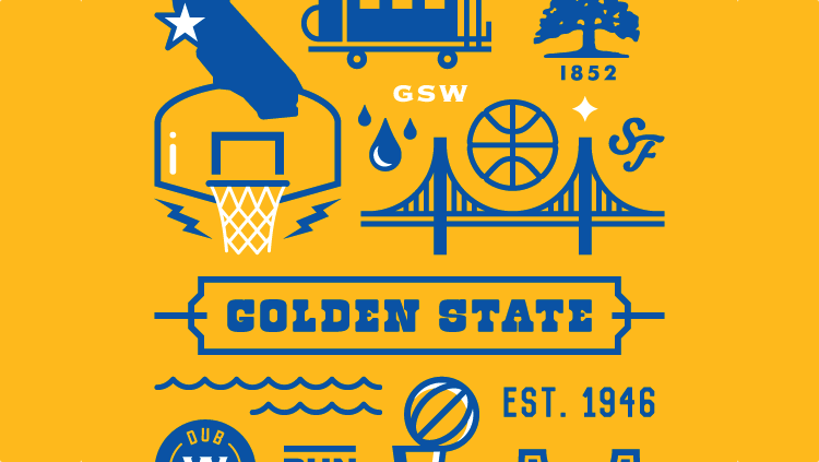 Golden State Warriors Dub Nation Poster