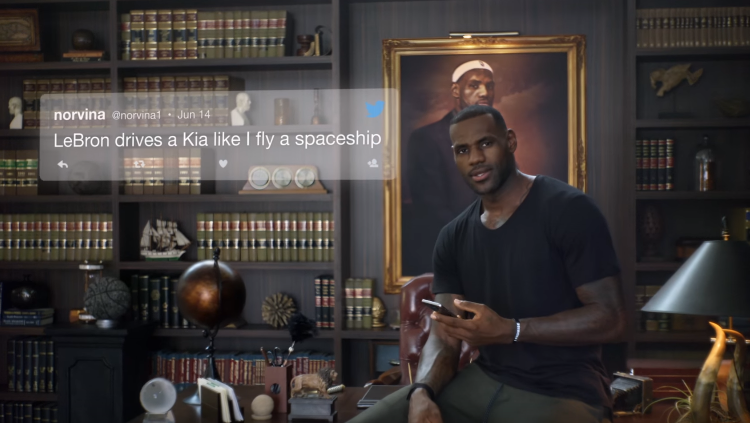 LeBron James Kia K900 Spaceship Commercial
