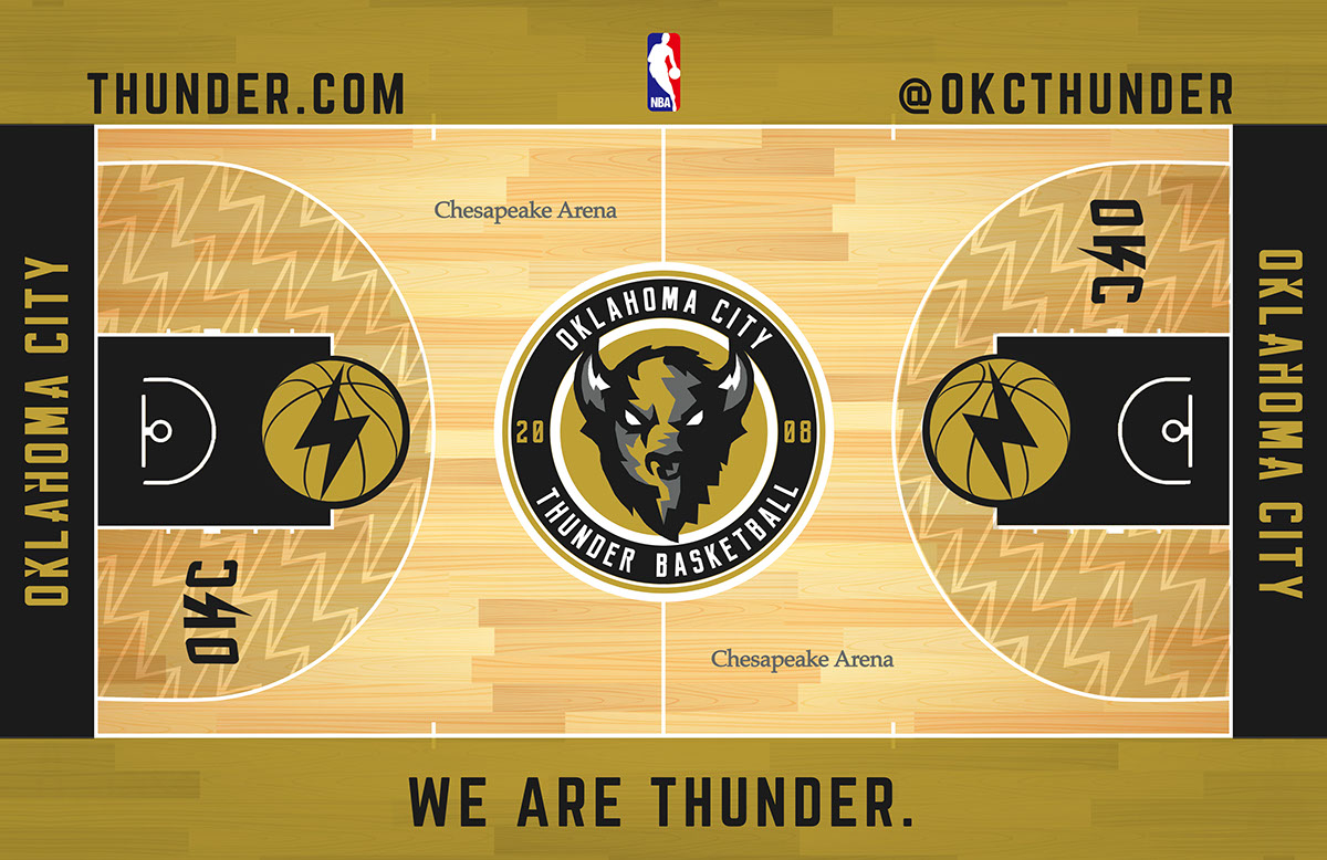 Oklahoma City Thunder Rebrand Concept
